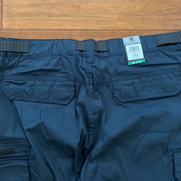 BC Clothing Men's Convertible Stretch Pant navy Size XL x 30 - Picture 13 of 14